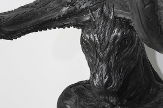 Illustration for article titled This Artist Turns Old Tires Into Dark, Disturbing Nightmare Monsters